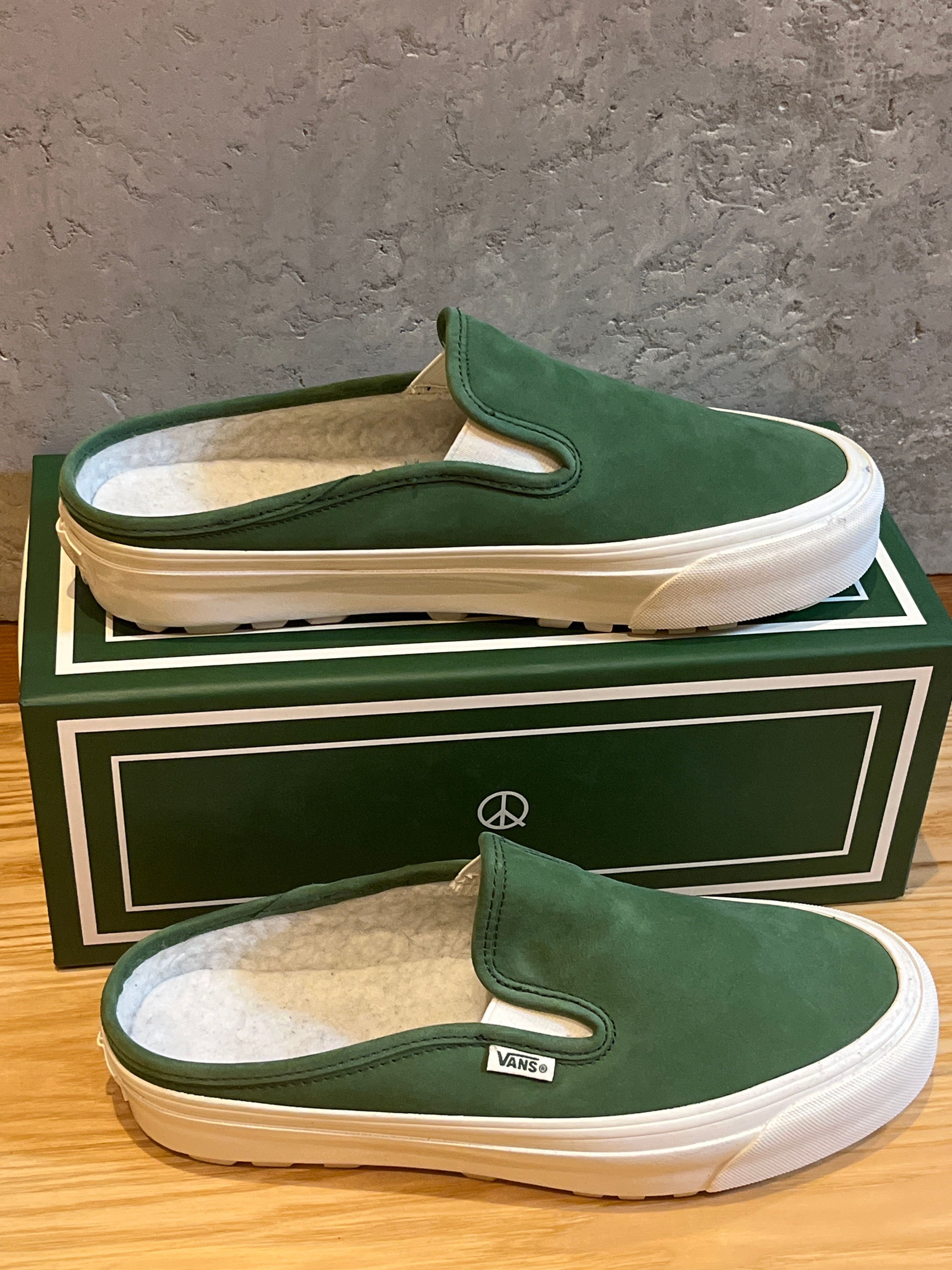 MoPQ × VANS Vault OG Mule LX "Green & Marshmallow"