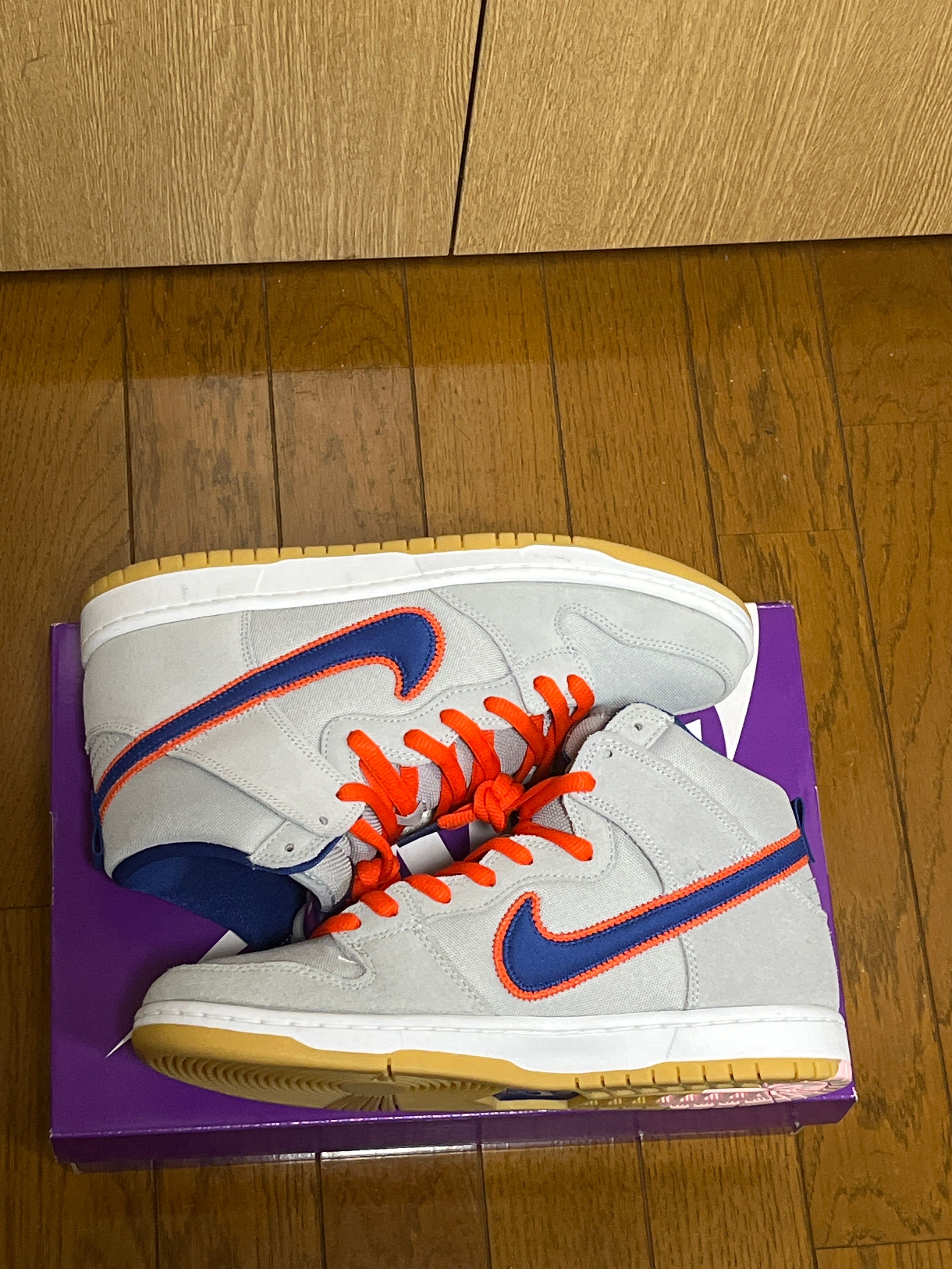 Nike SB Dunk High "Rush Blue and Team Orange/New York Mets"