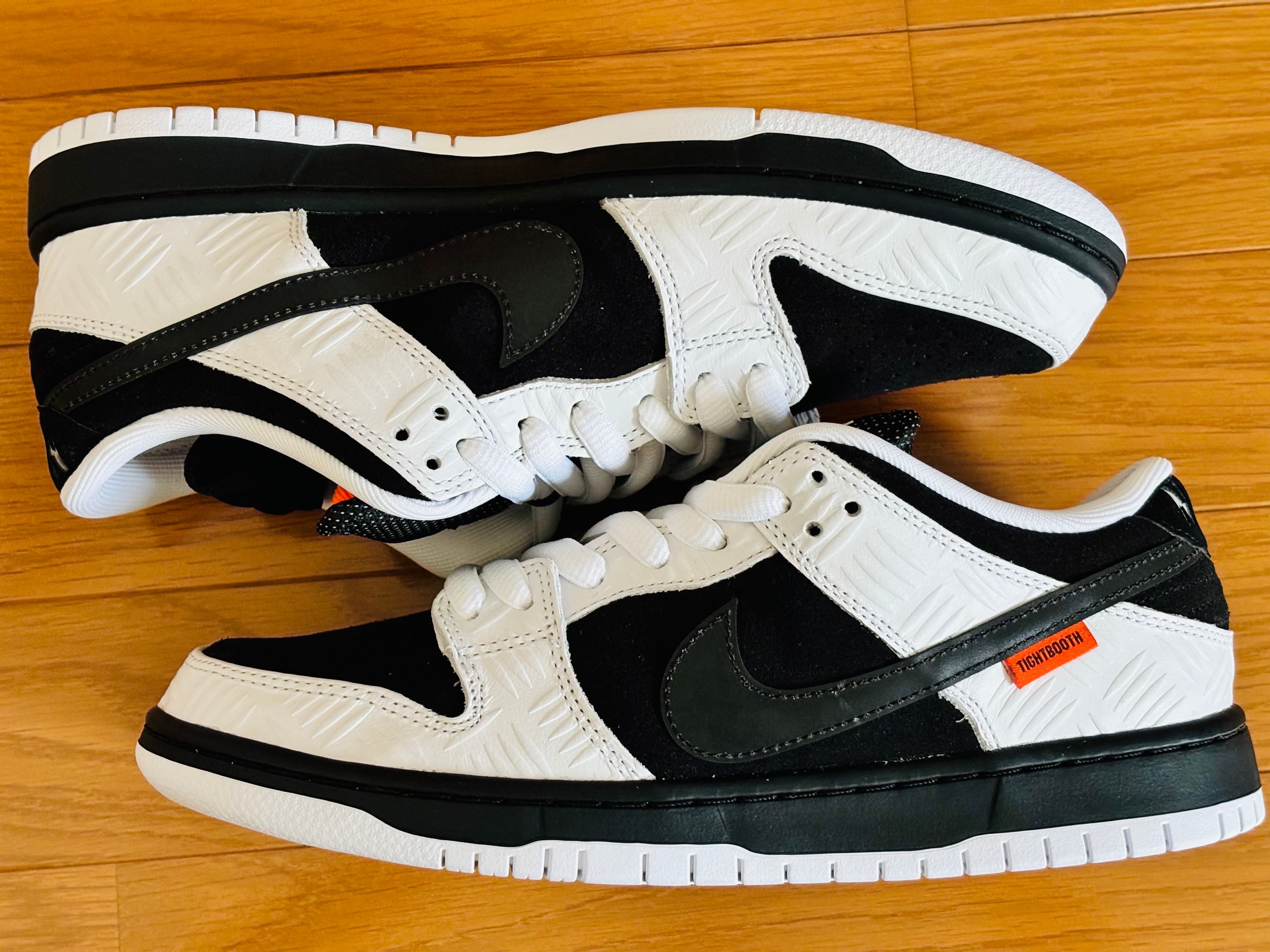 TIGHTBOOTH × Nike SB Dunk Low Pro QS "Black and White"