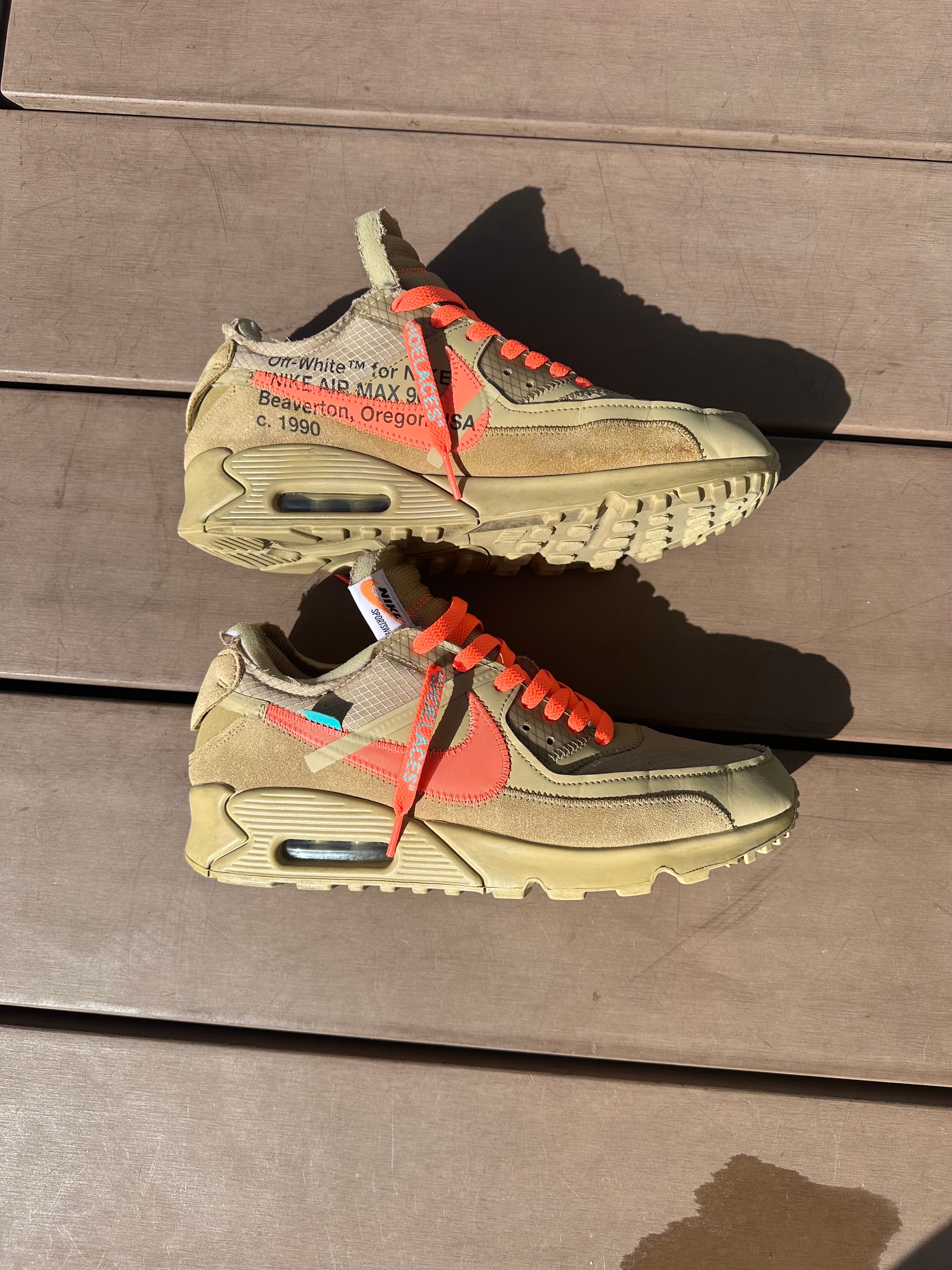 Off-White × Nike Air Max 90 "Desert Ore"