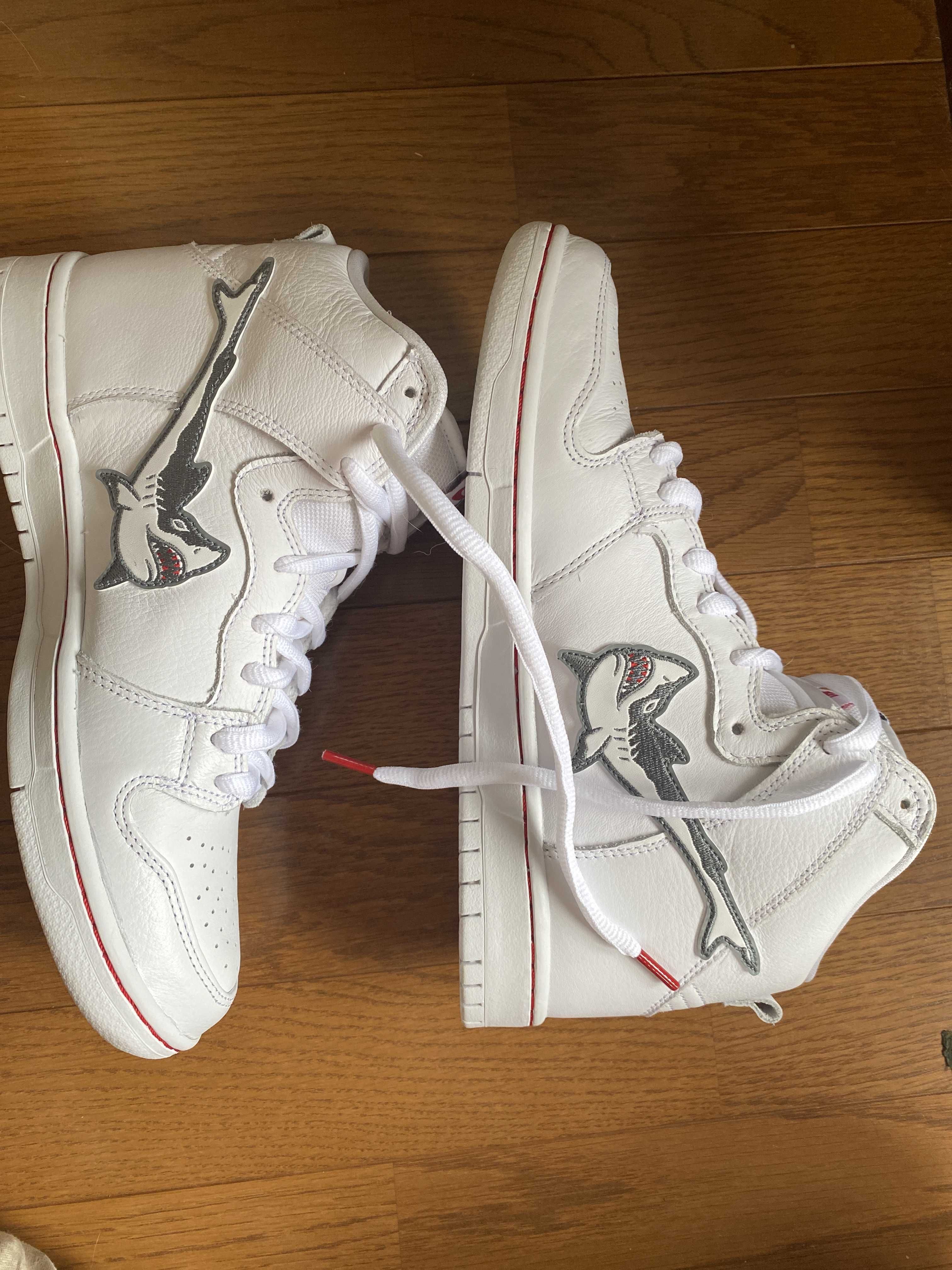 Oski x Nike SB Dunk High "Great White Shark"