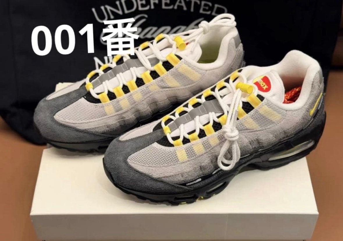 UNDEFEATED × Nike Air Max 95 SP "Opti Yellow" (Shanghai Exclusive) (Serial Numbered/600 pairs)