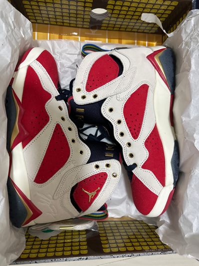 Trophy Room × Nike Air Jordan 7 "True Red and Obsidian"