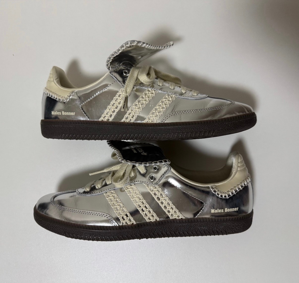 Wales Bonner × adidas Samba "Silver"