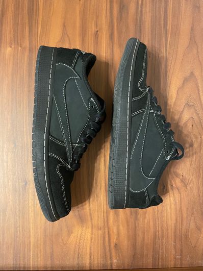 Travis Scott × Nike Air Jordan 1 Low OG SP "Black Phantom"