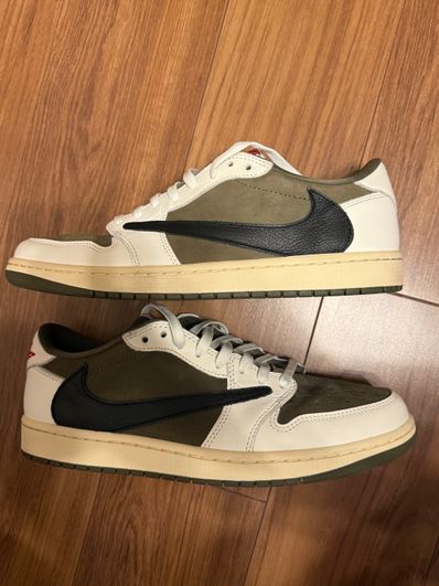Travis Scott × Nike Air Jordan 1 Low OG SP "Reverse Olive"