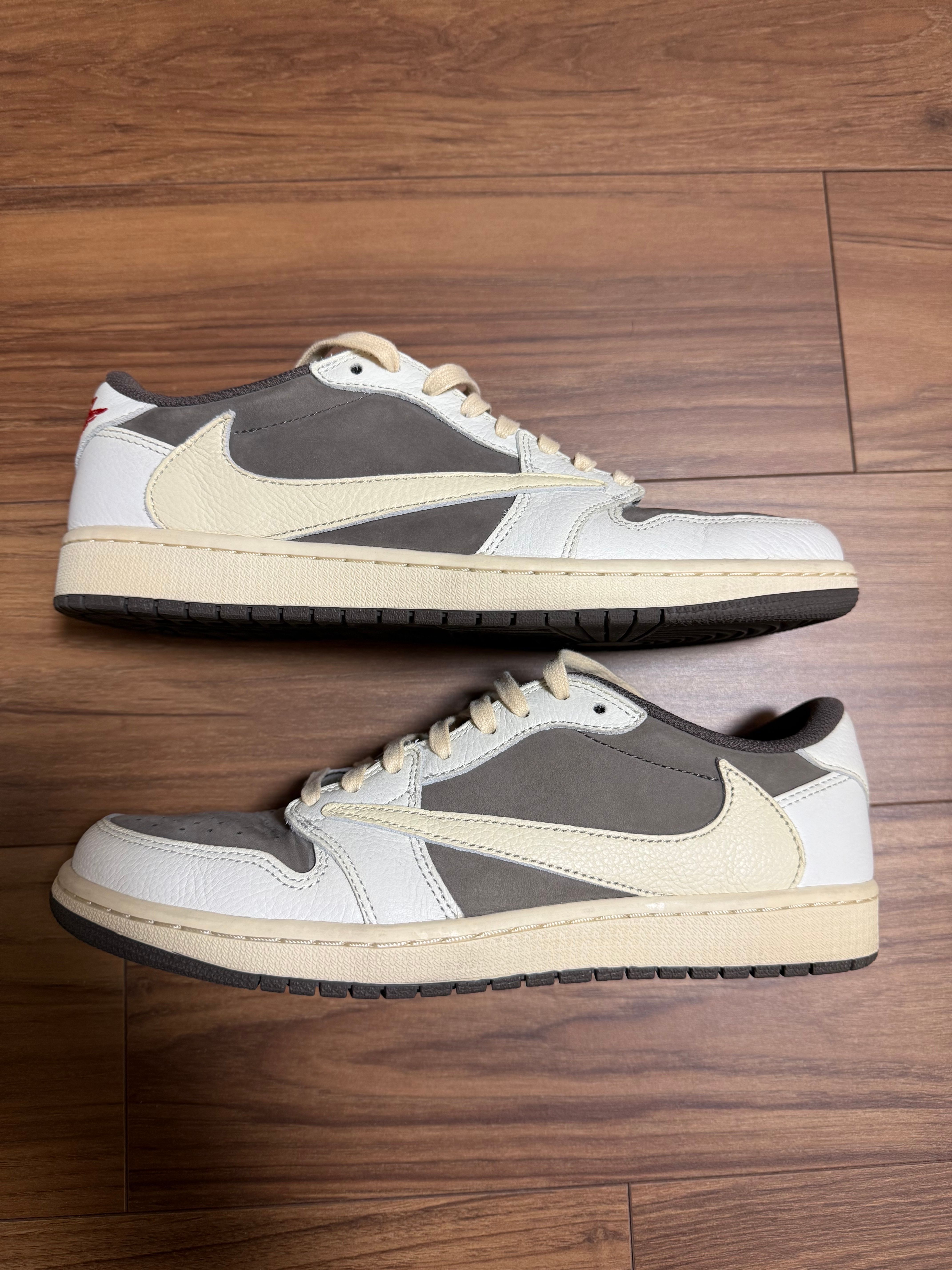 Travis Scott × Nike Air Jordan 1 Low OG SP "Reverse Mocha/Sail and Ridgerock"