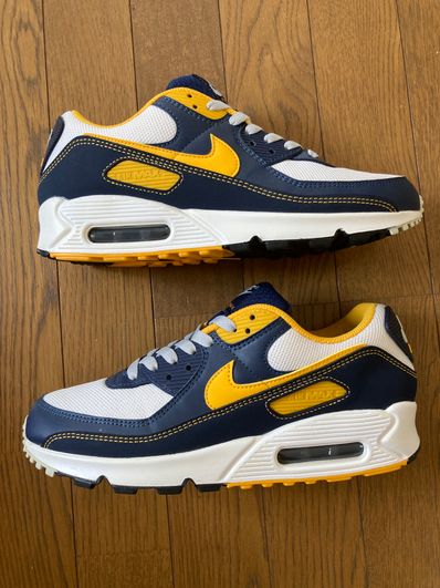 NIKE AIR MAX 90 "NAVY/GOLD"