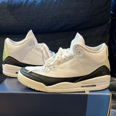 Fragment × Nike Air Jordan 3 "White/Black"