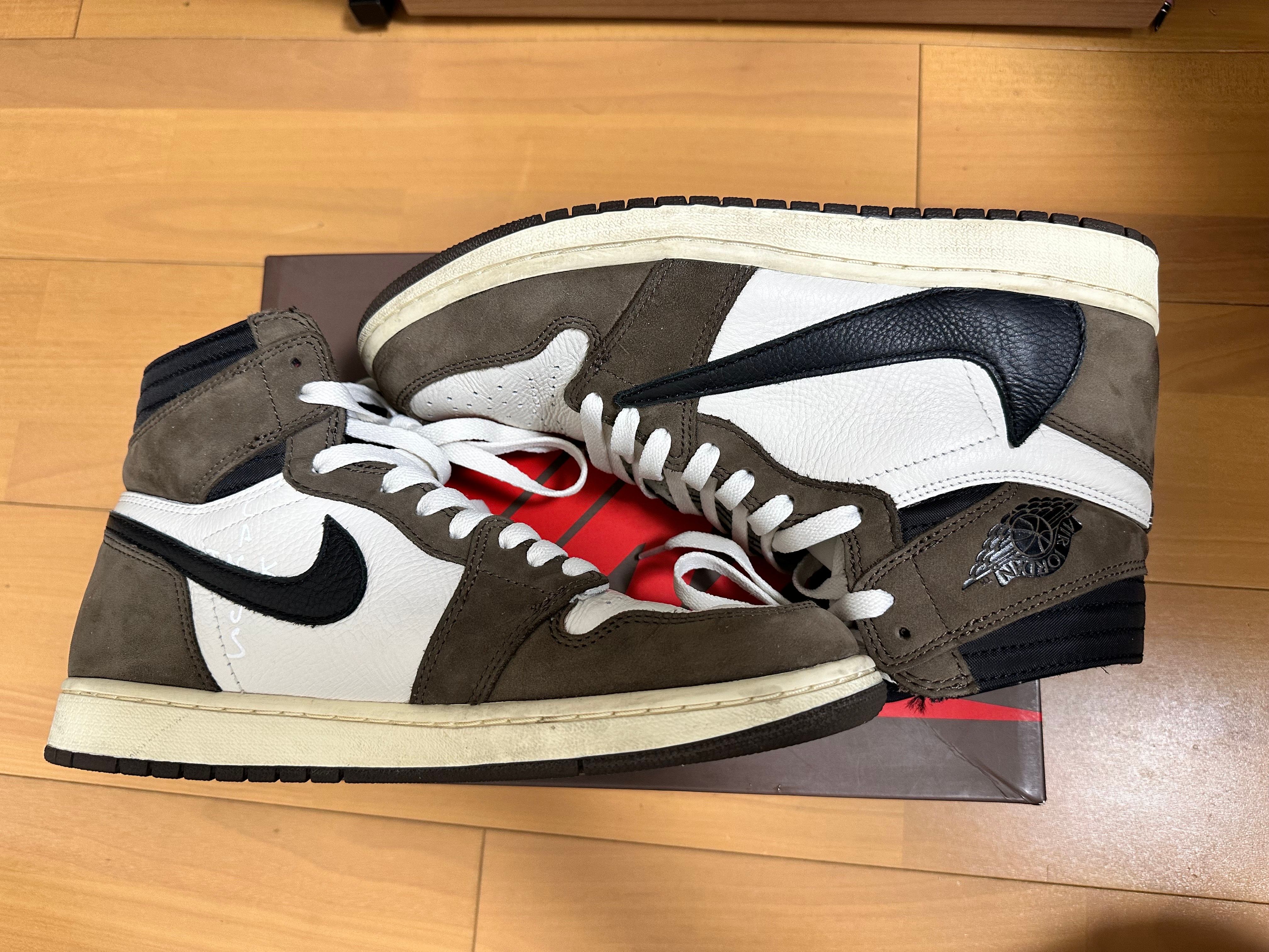 Travis Scott × Nike Air Jordan 1 Retro High OG TS SP "Sail/Dark Mocha"