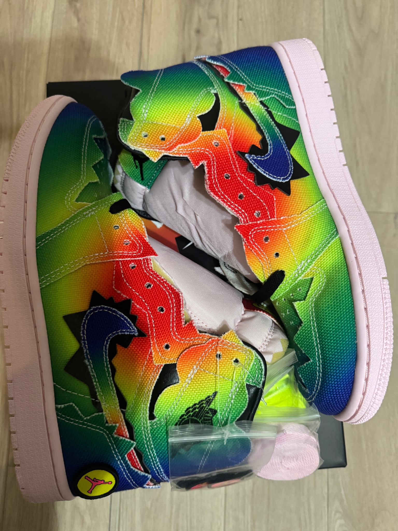J Balvin × Nike Air Jordan 1 High OG "Rainbow"