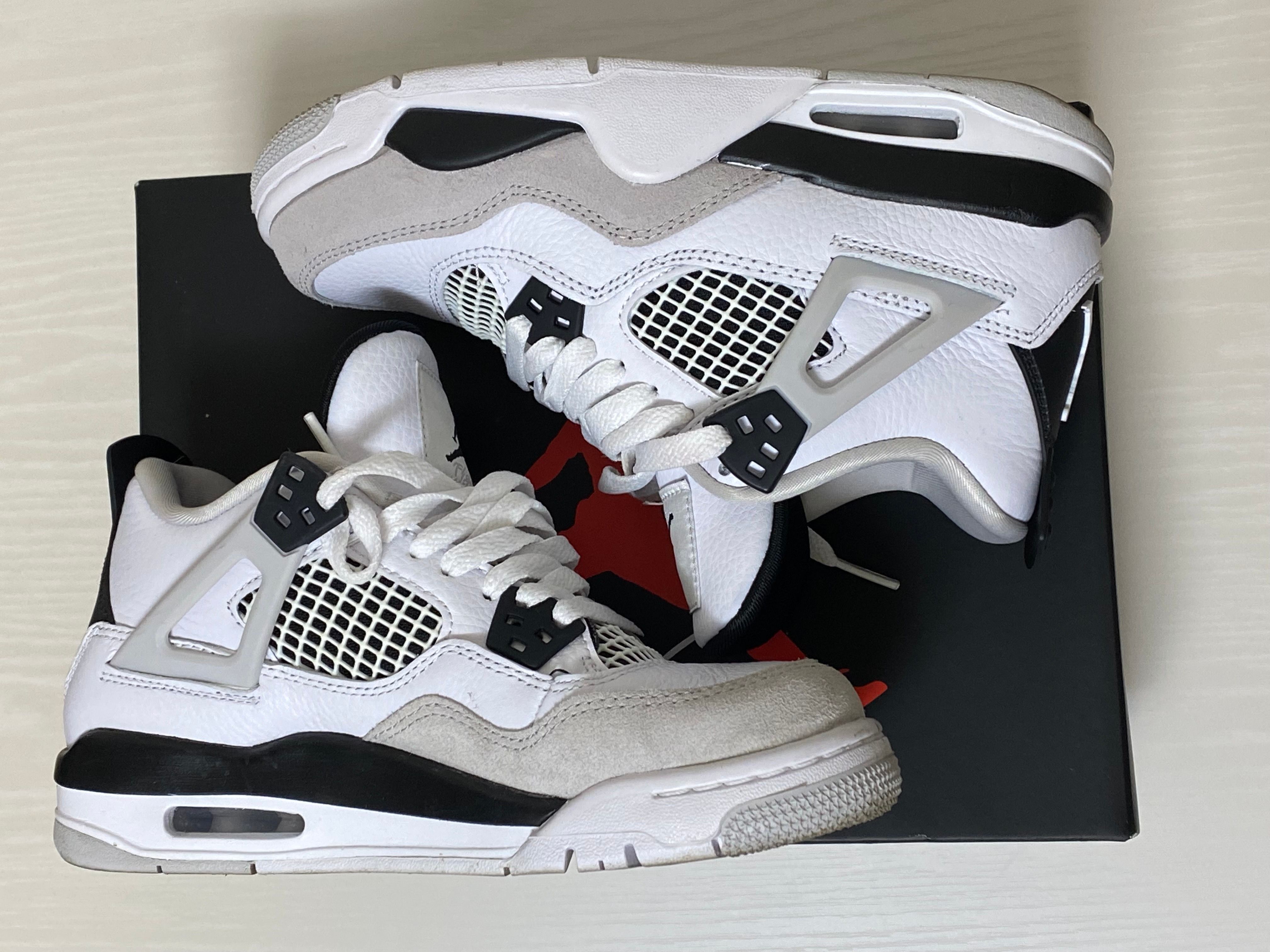 Nike GS Air Jordan 4 "Military Black"