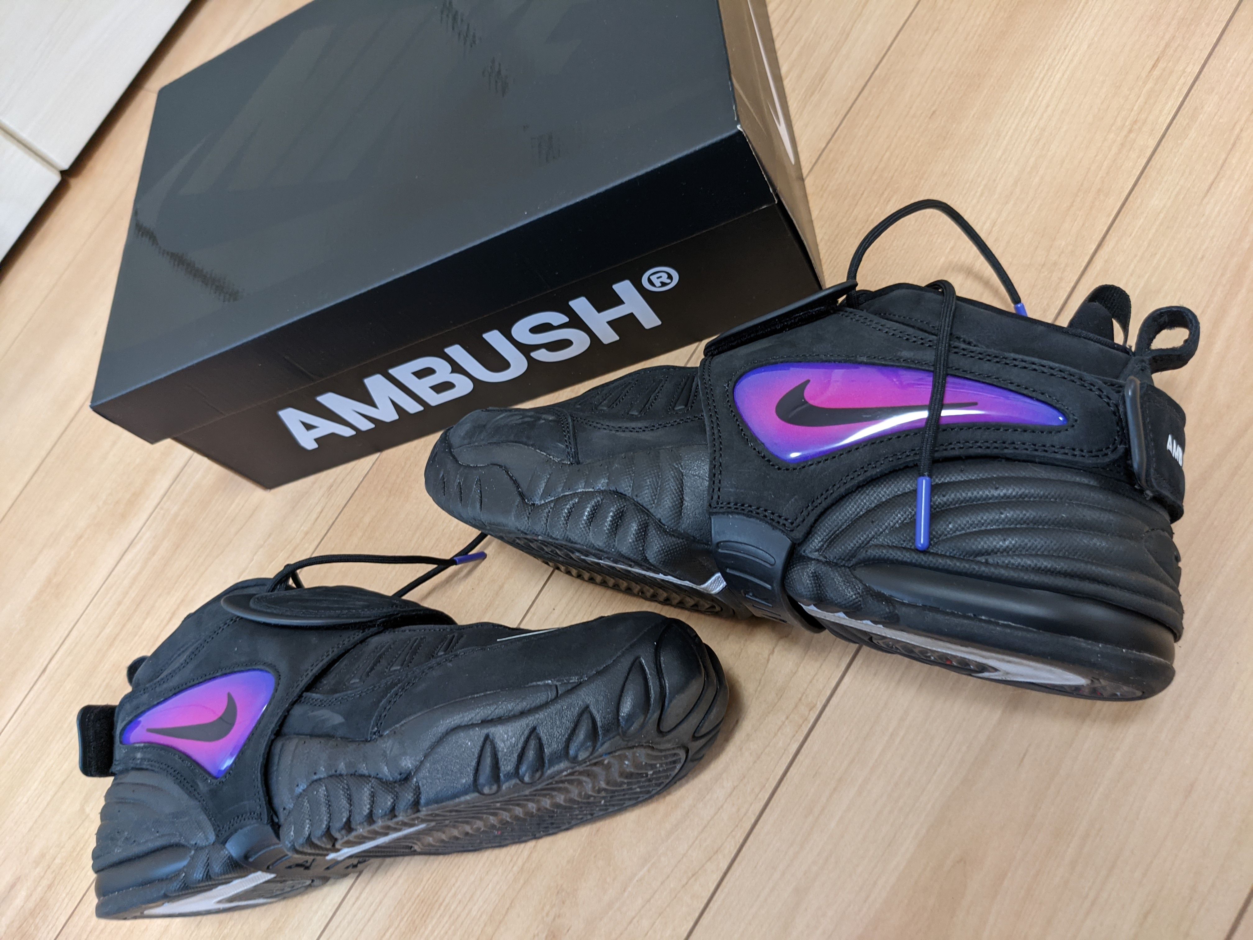 AMBUSH × Nike Air Adjust Force "Black and Psychic Purple"