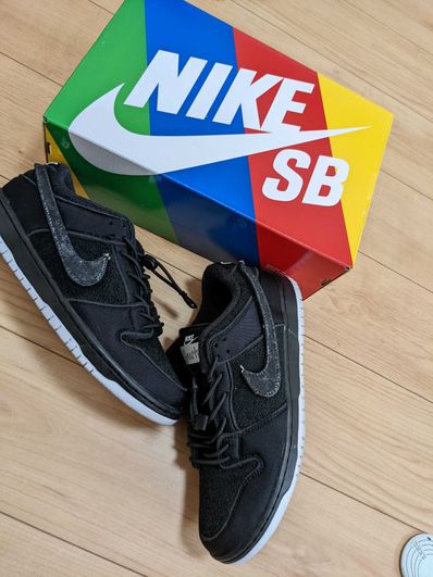 Gnarhunters × Nike SB Dunk Low "Black/White"