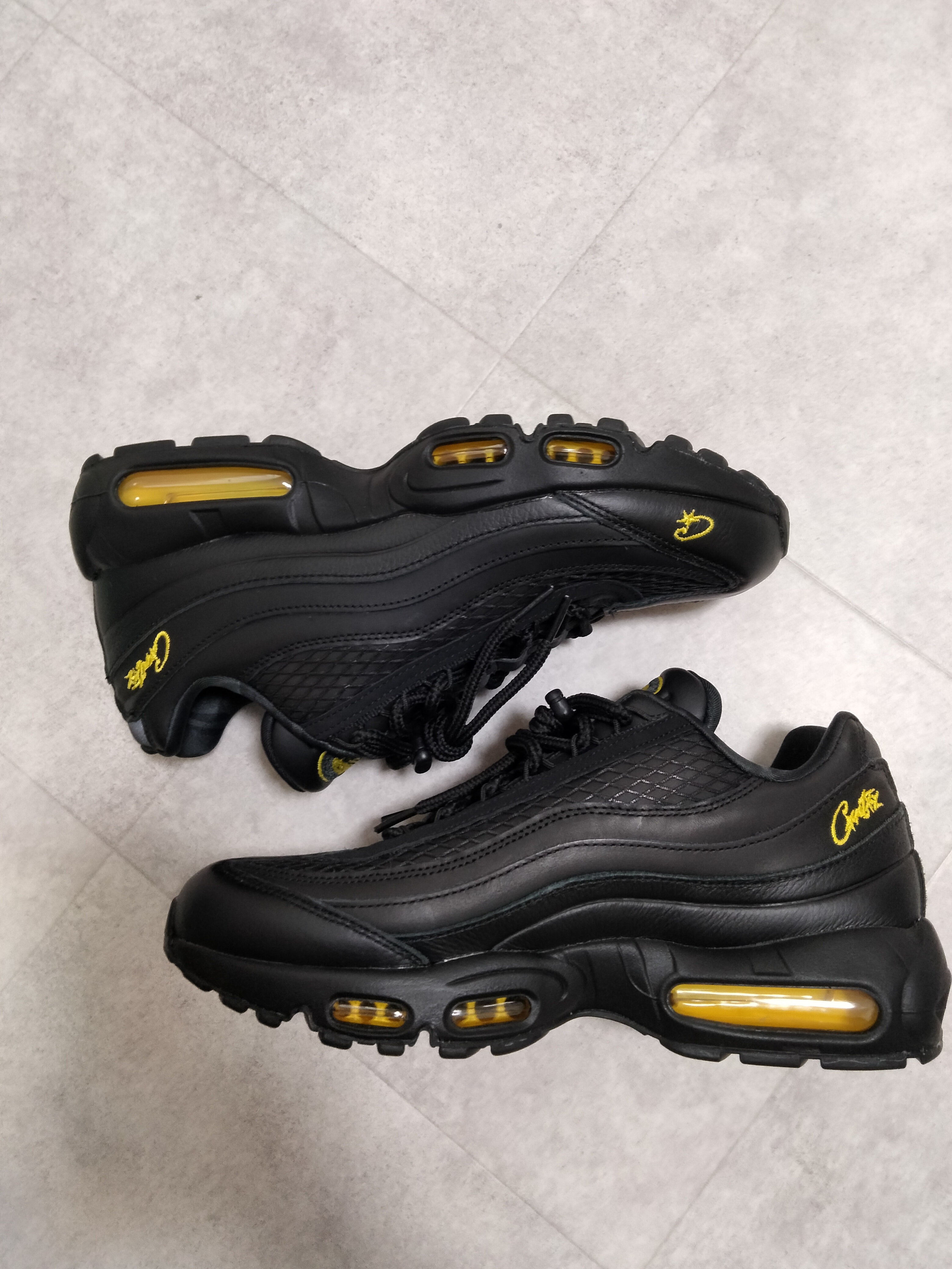 Corteiz × Nike Air Max 95 "Black and Tour Yellow"