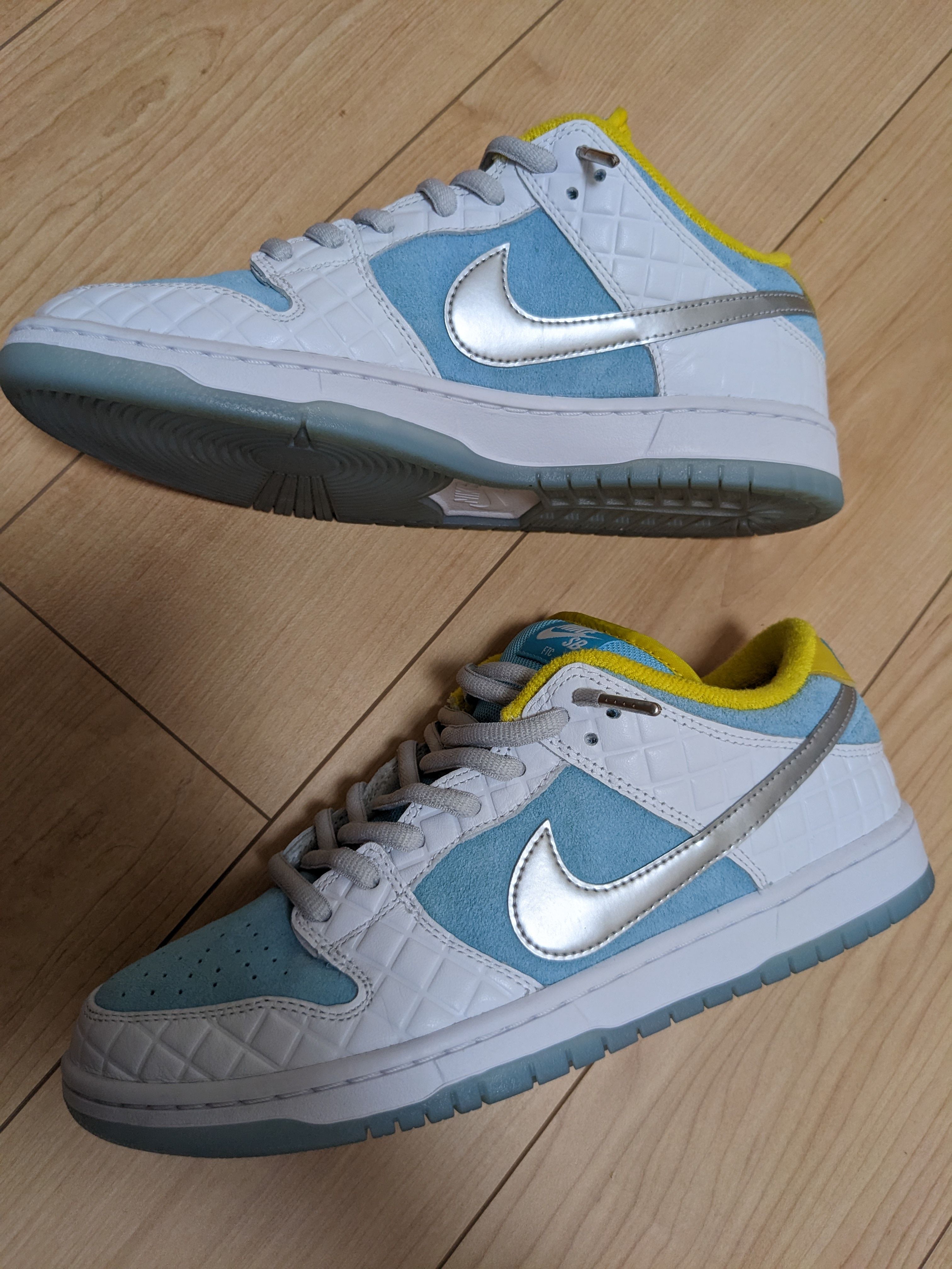 FTC × Nike SB Dunk Low "White/Blue"