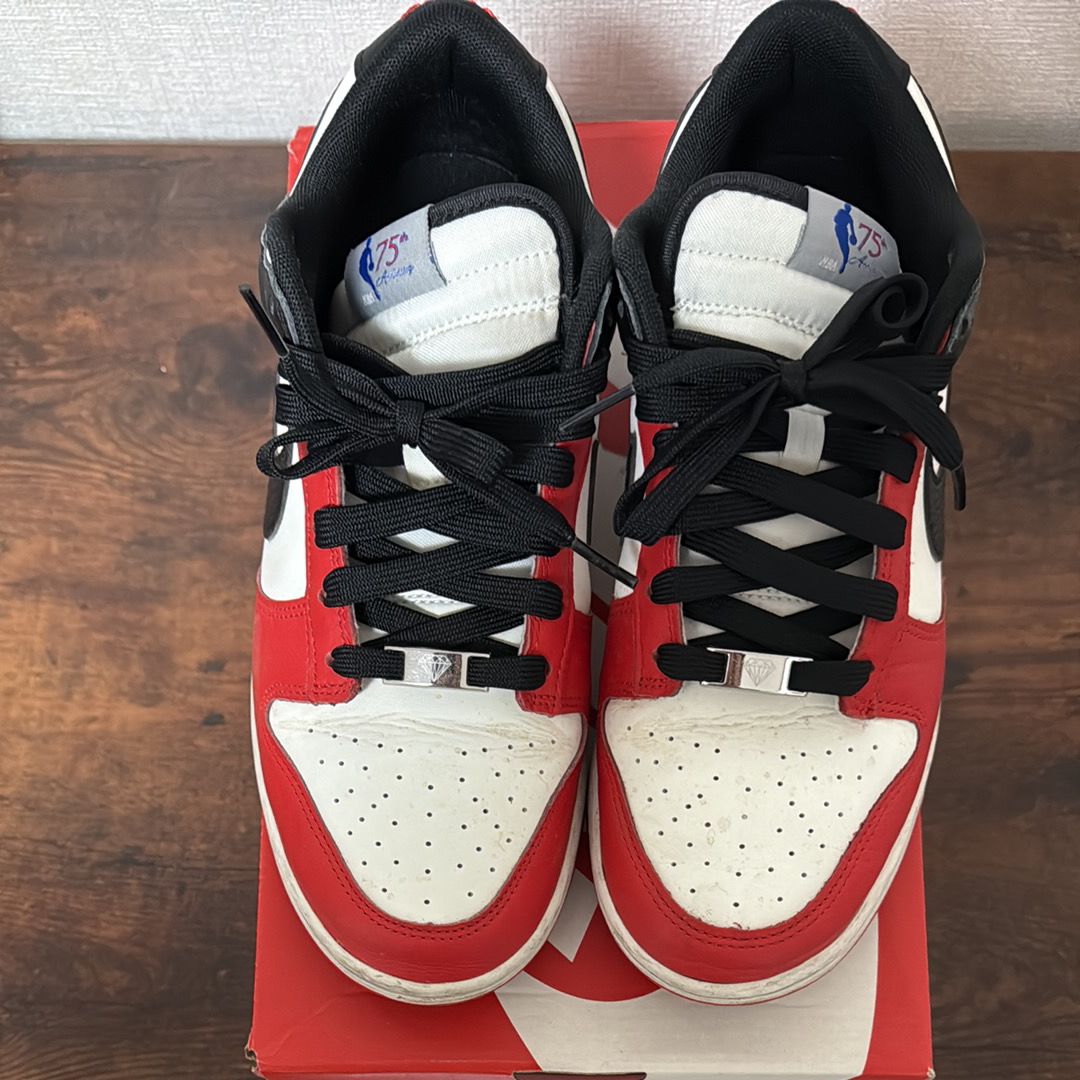 NBA ナイキ ダンク ロー EMB 75th アニバーサリー シカゴ ブルズ Nike Dunk Low EMB x NBA 75th Anniversary Bulls DC9564-100 | eBay