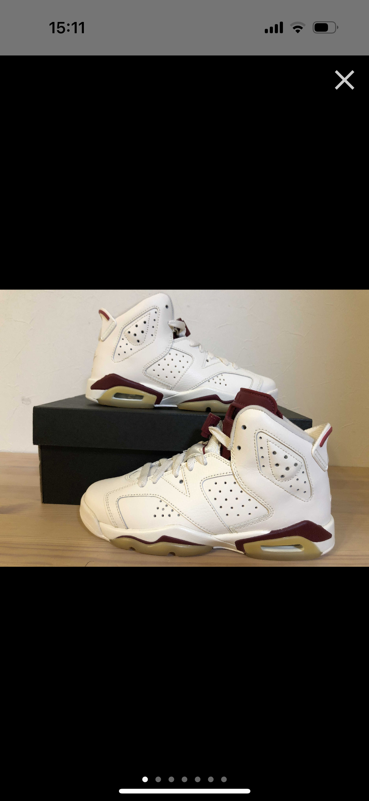 Nike GS Air Jordan 6 Retro "Maroon" (2015)