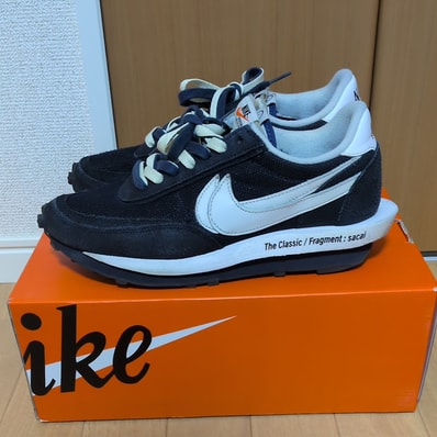 Fragment × sacai × Nike LD Waffle "Blackended Blue"