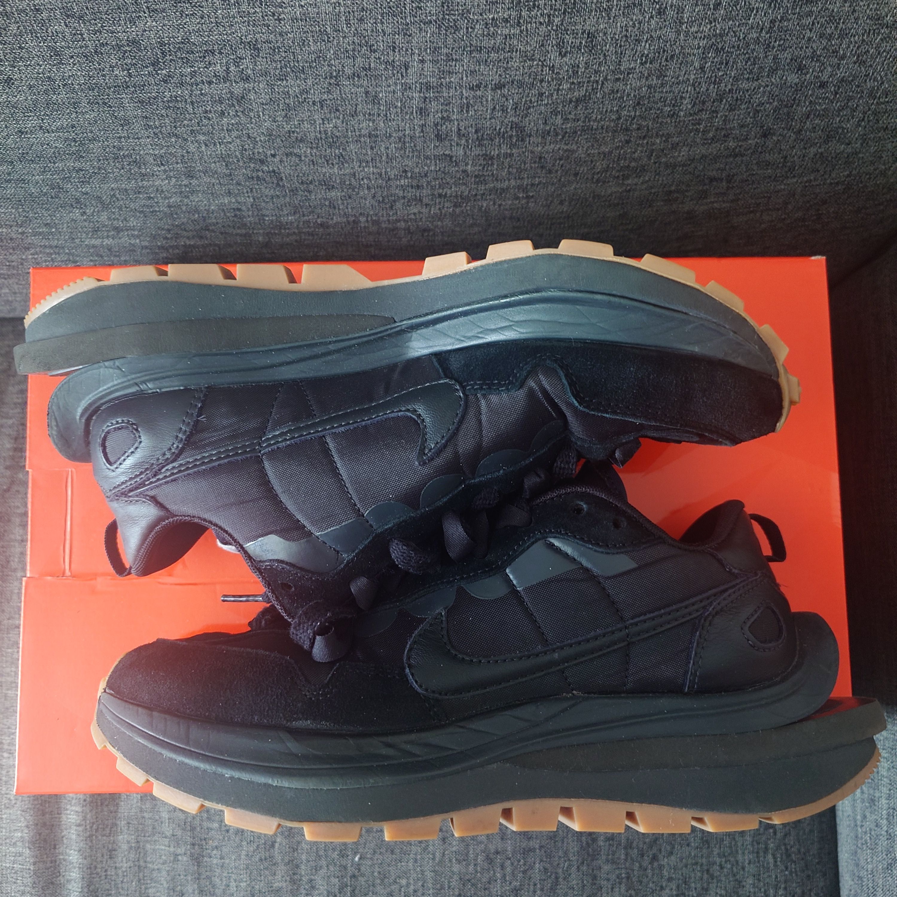 sacai × Nike VaporWaffle "Black Gum"