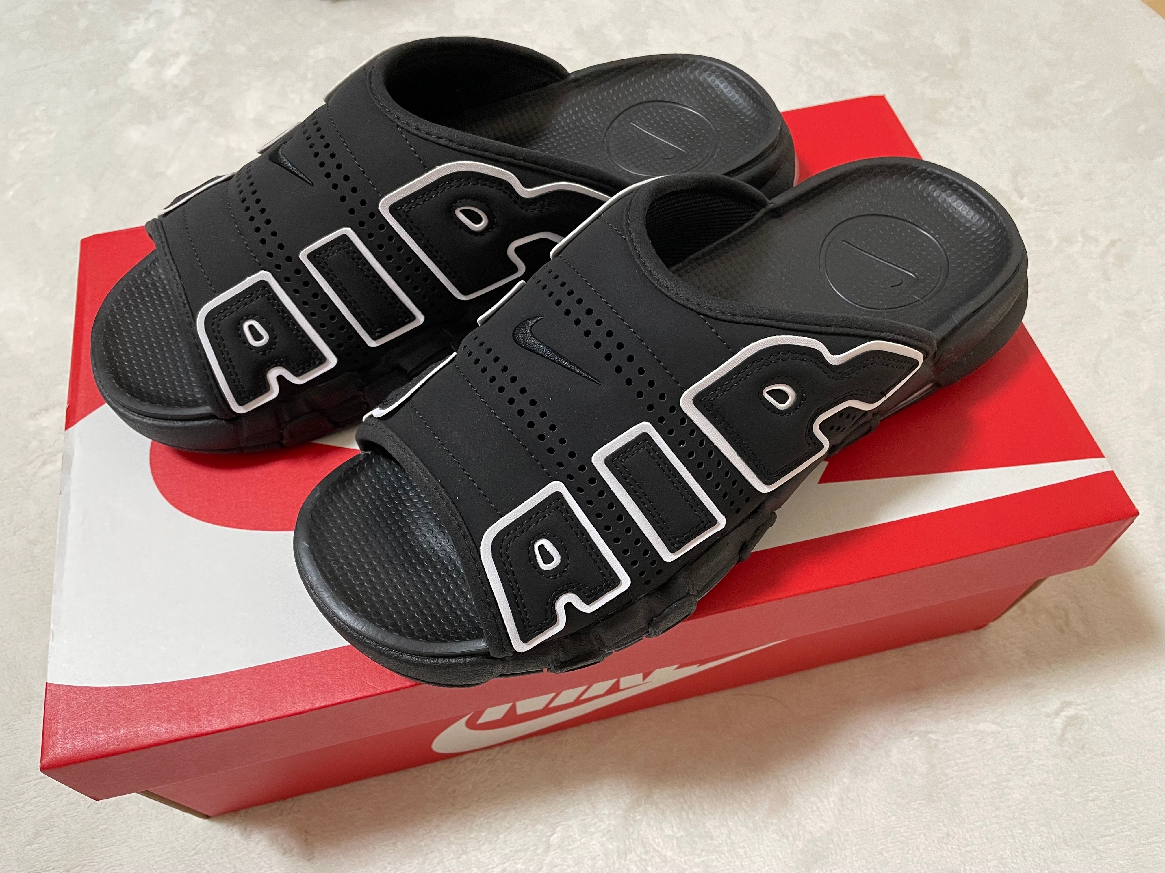 Nike Air More Uptempo Slide "Black" (DV2132-001/DV2137-001)