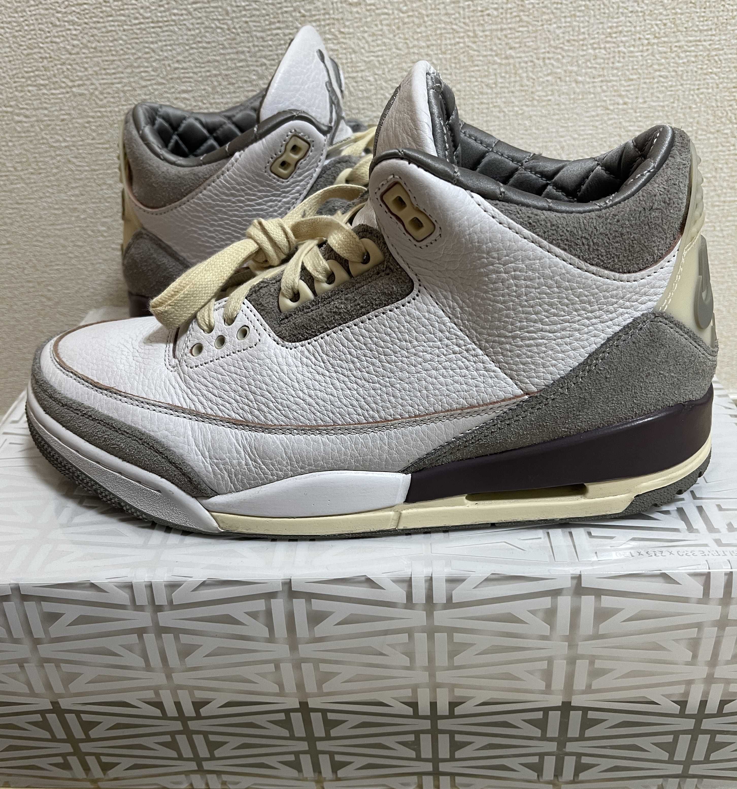 A Ma Maniere × Nike Women's Air Jordan 3 Retro SP "White/Medium Grey Violet Ore"