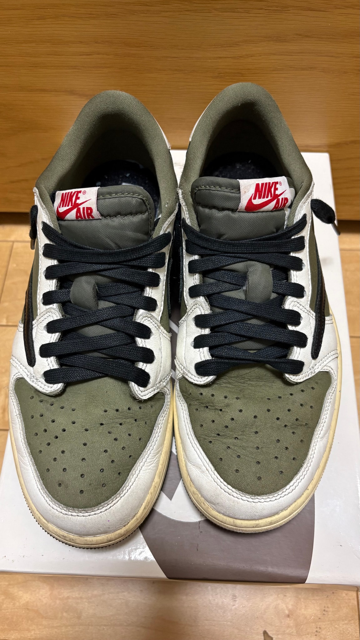 Travis Scott × Nike Air Jordan 1 Low OG SP "Reverse Olive"