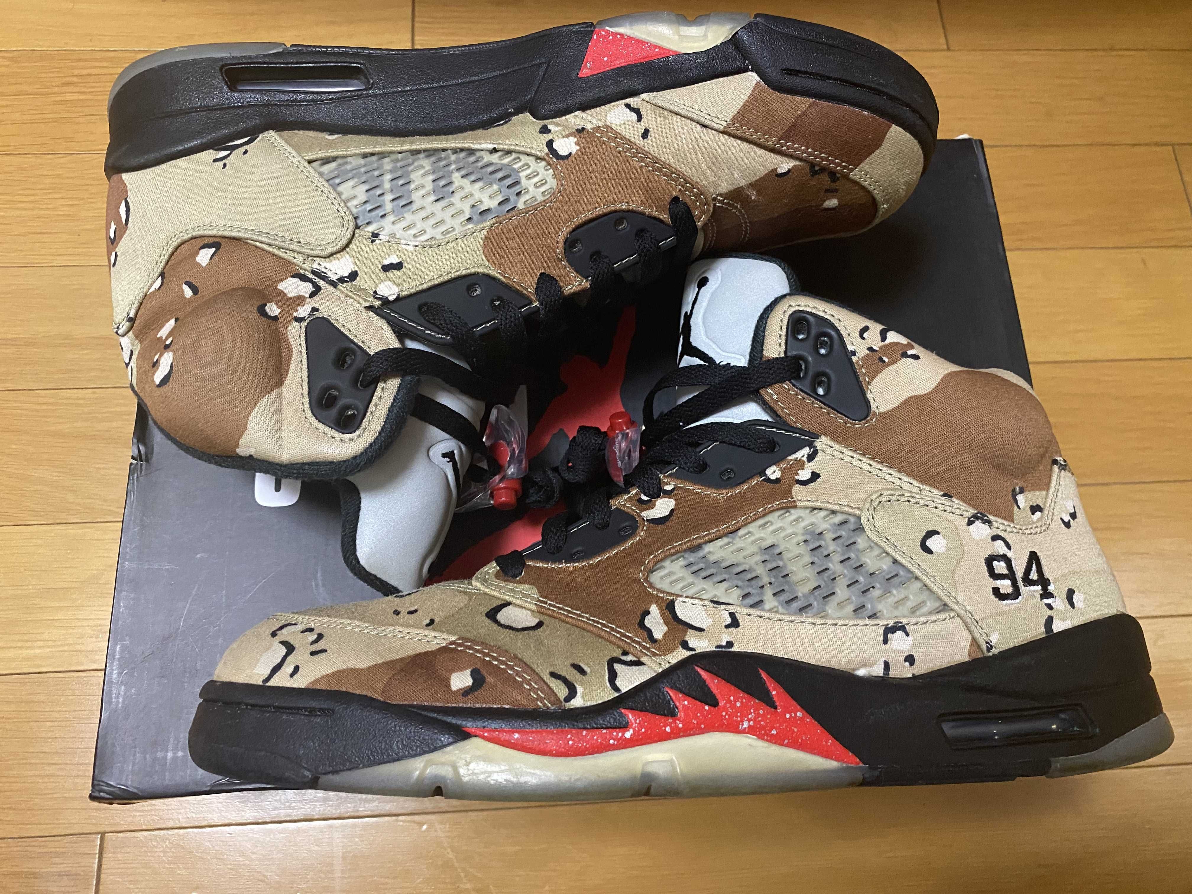 Supreme × Nike Air Jordan 5 Retro "Desert Camo"