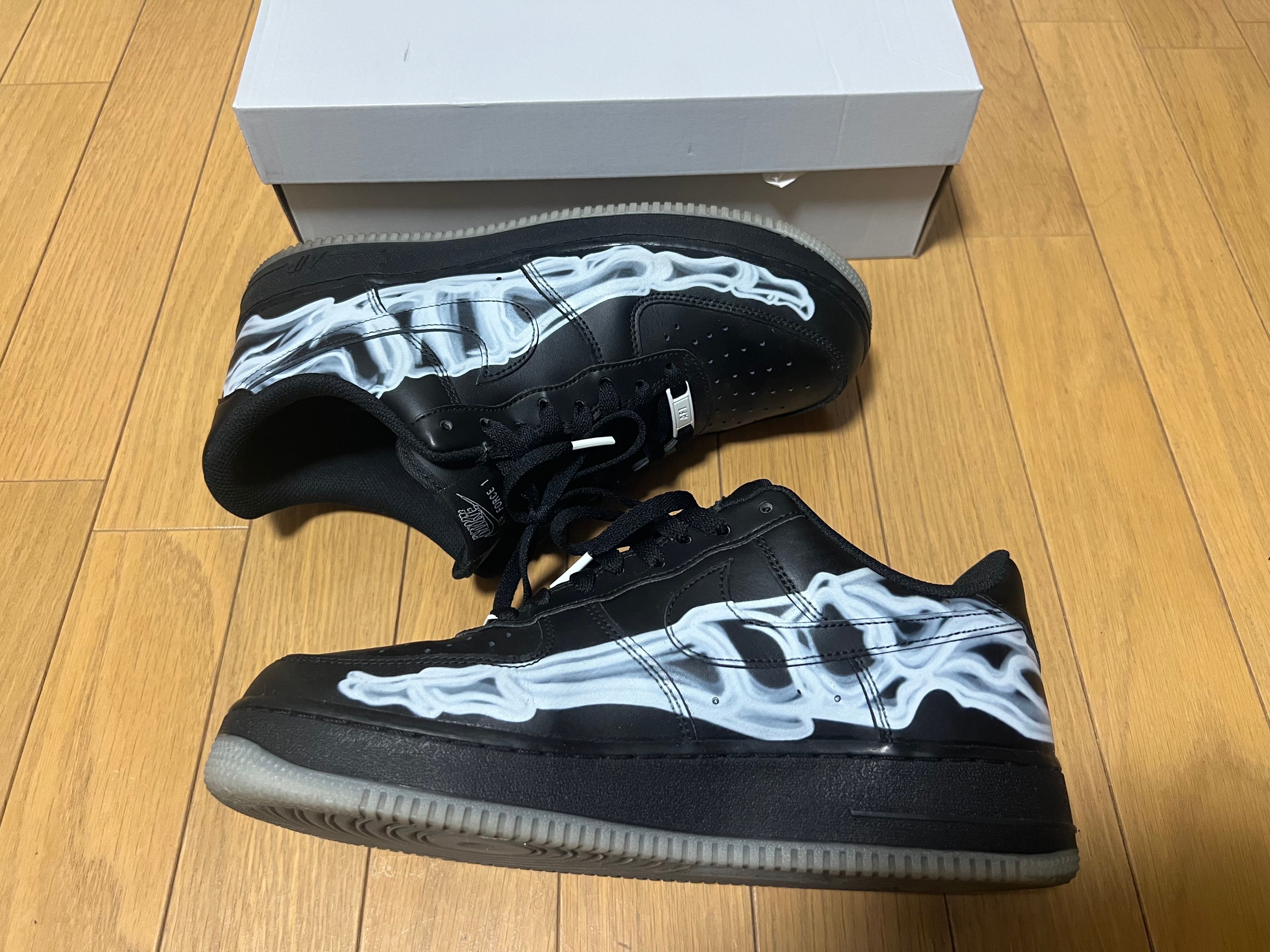Nike Air Force 1 Low "Black Skeleton"