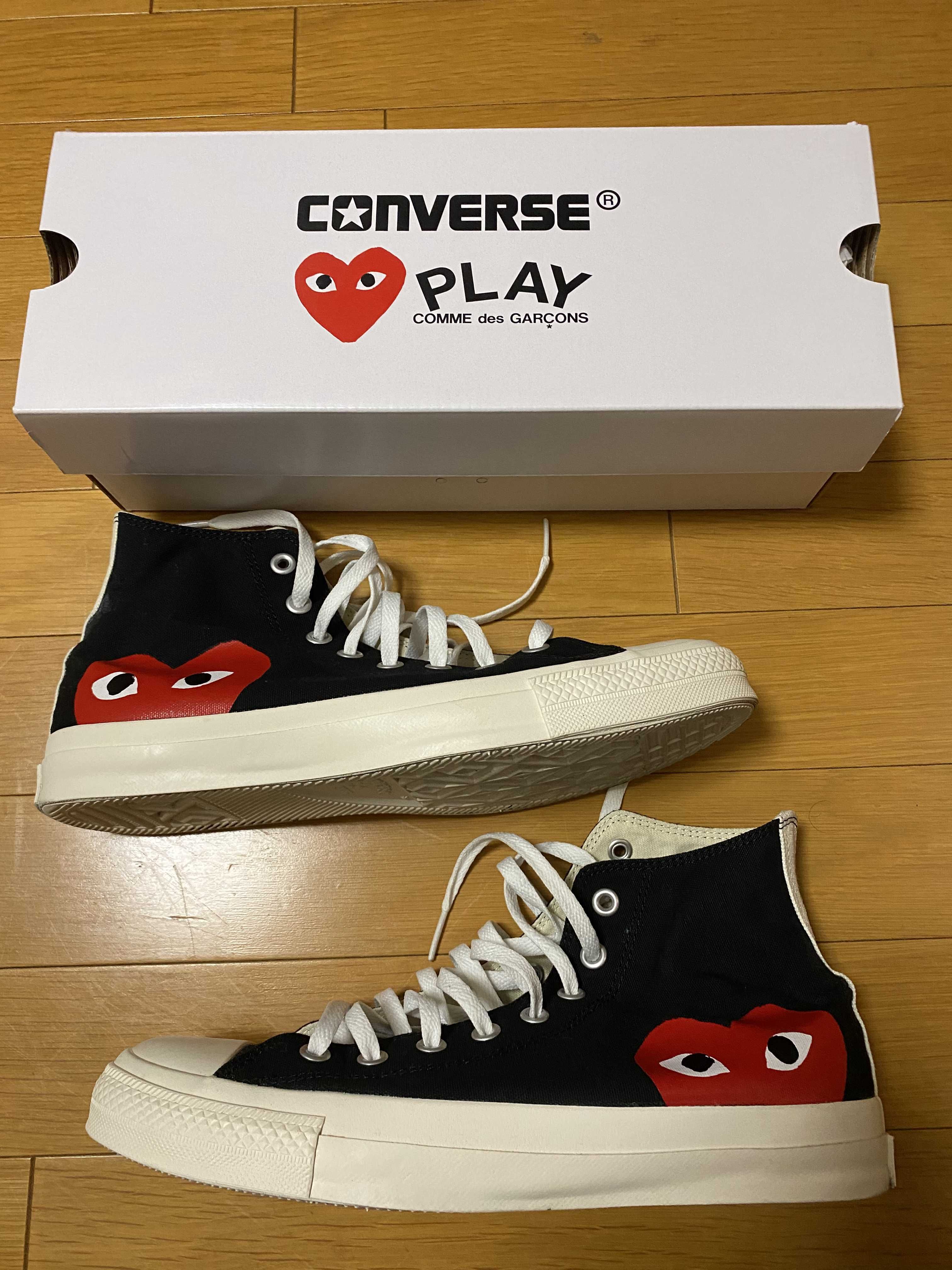 PLAY COMME des GARCONS × Converse All Star Hi "Black"