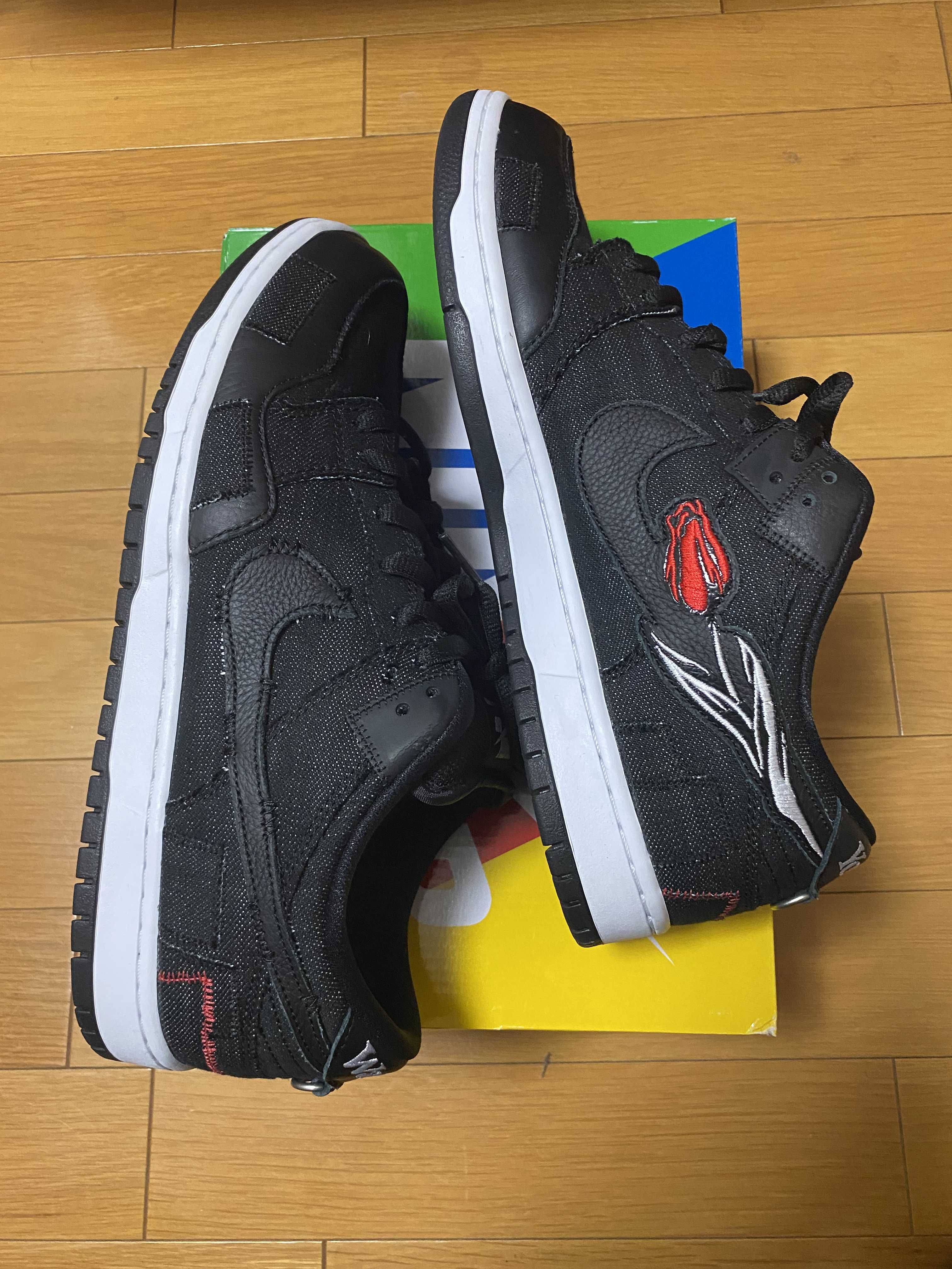Wasted Youth × Nike SB Dunk Low "Black Denim" / VERDY