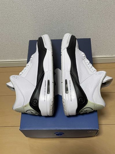 Fragment × Nike Air Jordan 3 "White/Black"