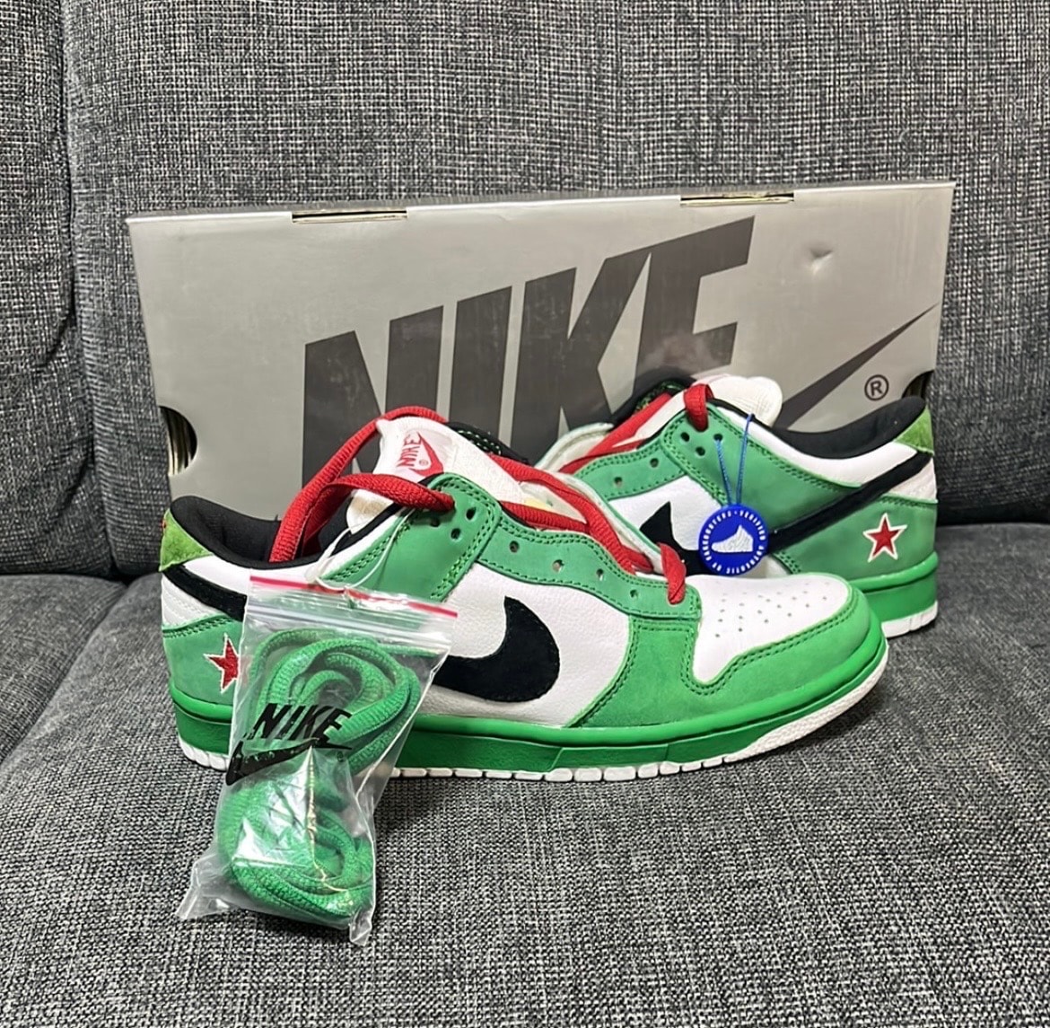 さくさん　Dunk SB Heineken 28cm ハイネケン　ダンク A (未使用に近い)】ナイキ SB ダンク 