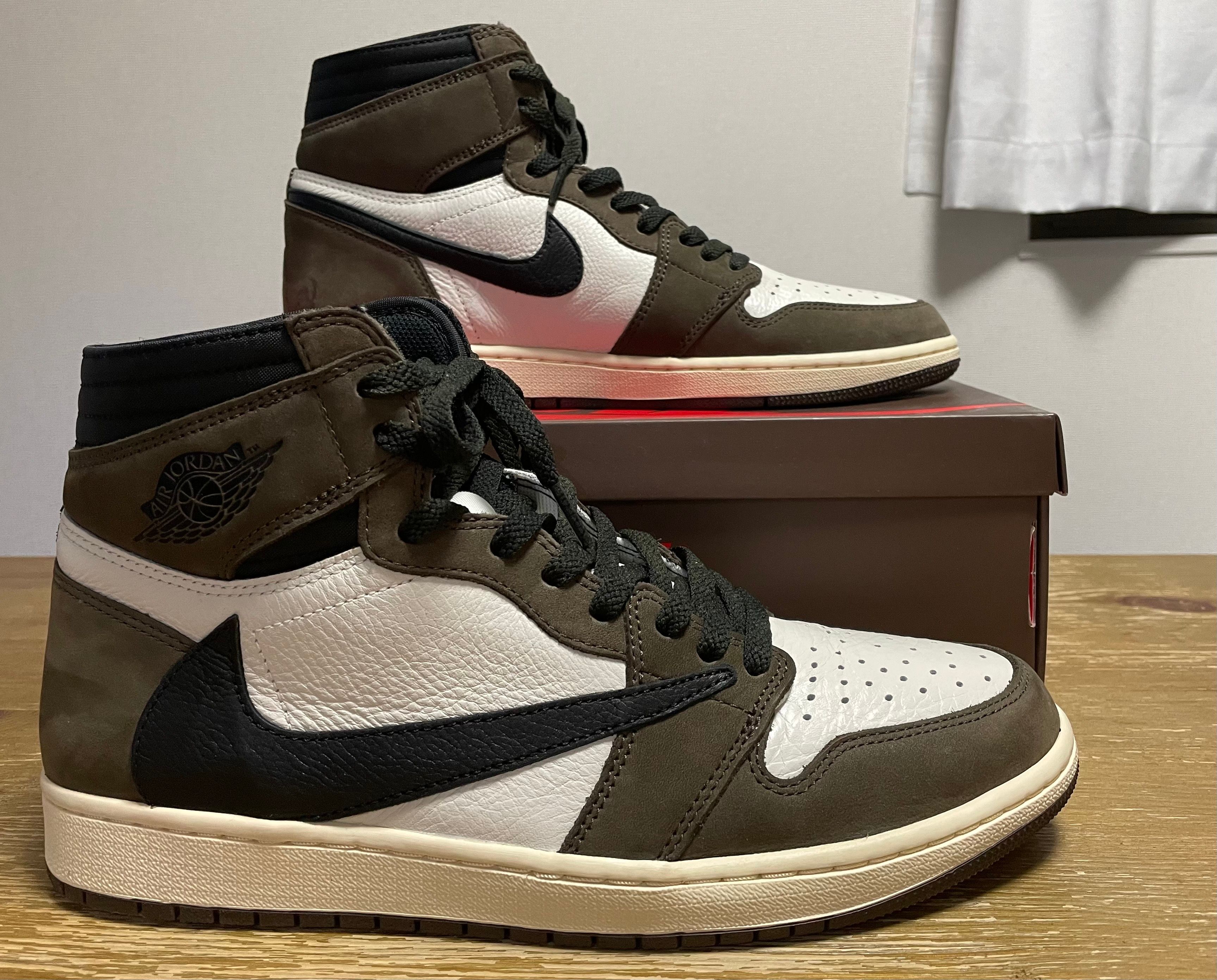Travis Scott × Nike Air Jordan 1 Retro High OG TS SP "Sail/Dark Mocha"