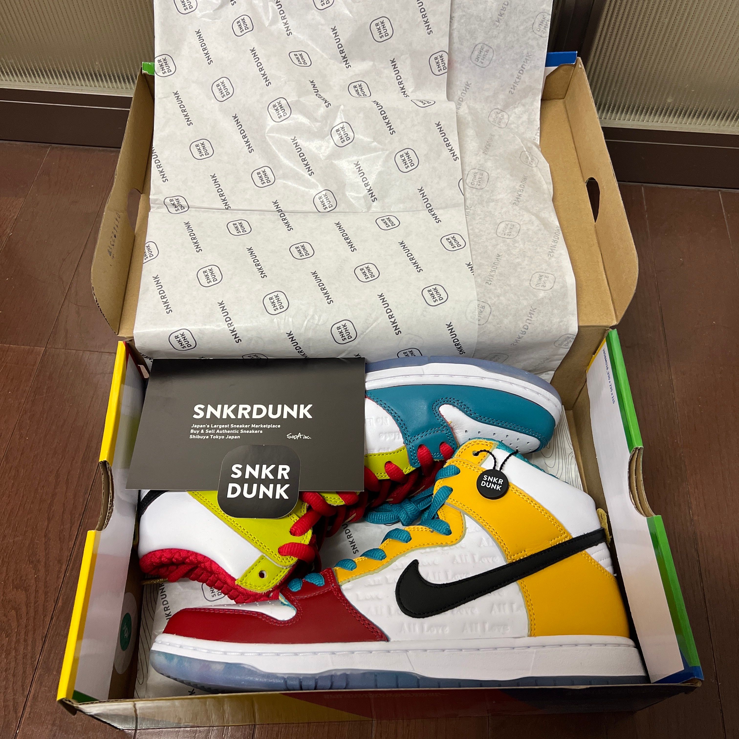 froSkate × Nike SB Dunk High Pro QS "All Love"