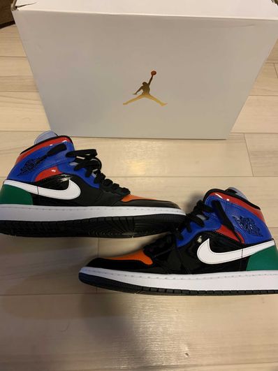 NIKE Women's AIR JORDAN 1 MID "PATENT BLEND"