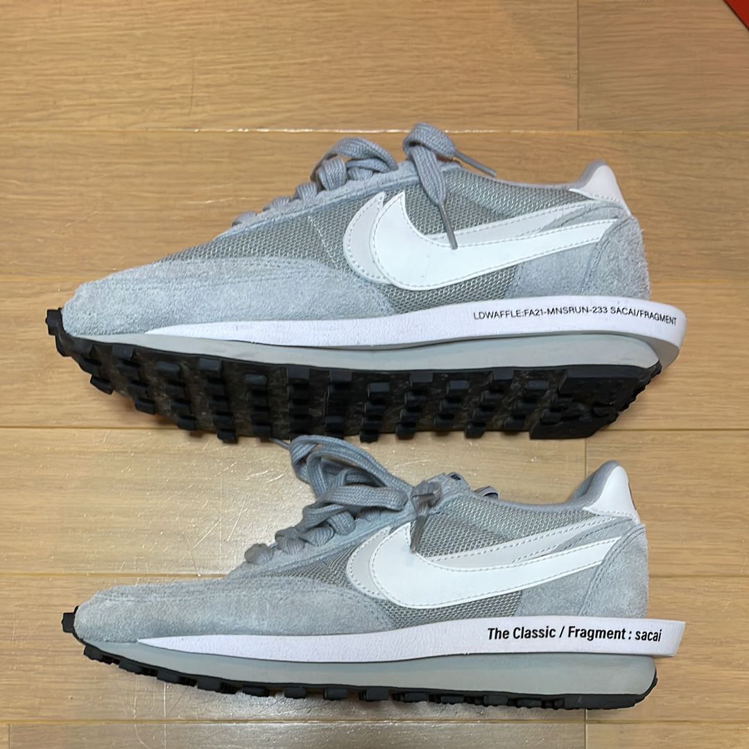 Fragment × sacai × Nike LD Waffle "Light Smoke Grey"