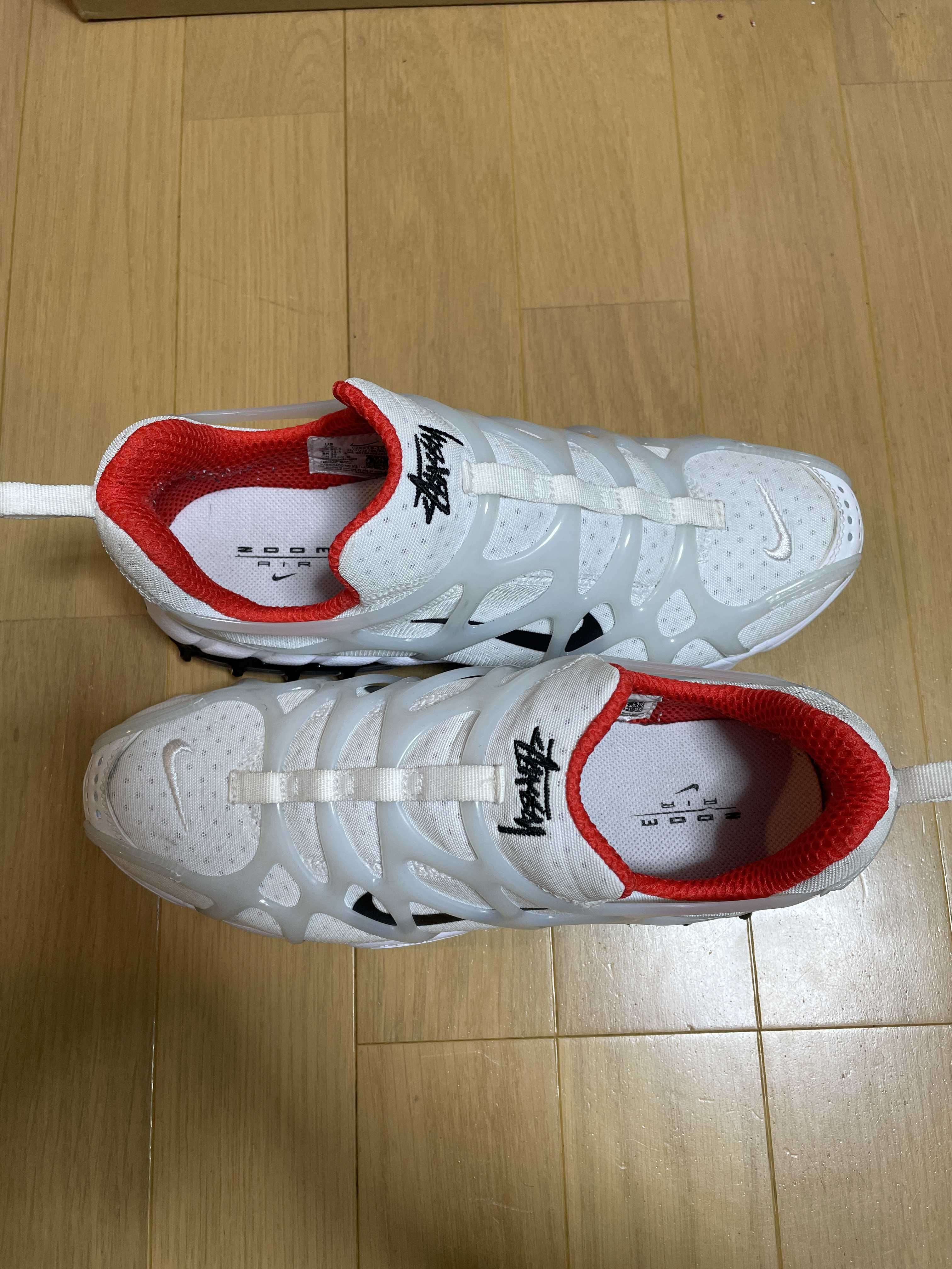 Stussy × Nike Air Zoom Kukini "White/Red"