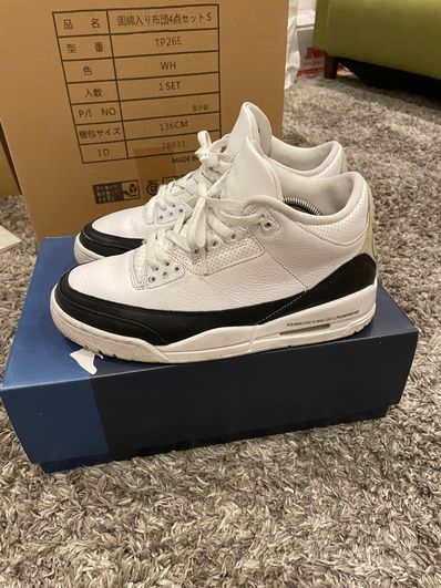 Fragment × Nike Air Jordan 3 "White/Black"