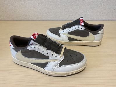 Travis Scott × Nike Air Jordan 1 Low OG SP "Reverse Mocha/Sail and Ridgerock"