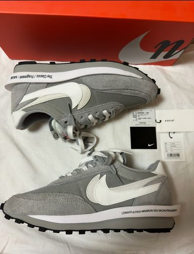 Fragment × sacai × Nike LD Waffle "Light Smoke Grey"