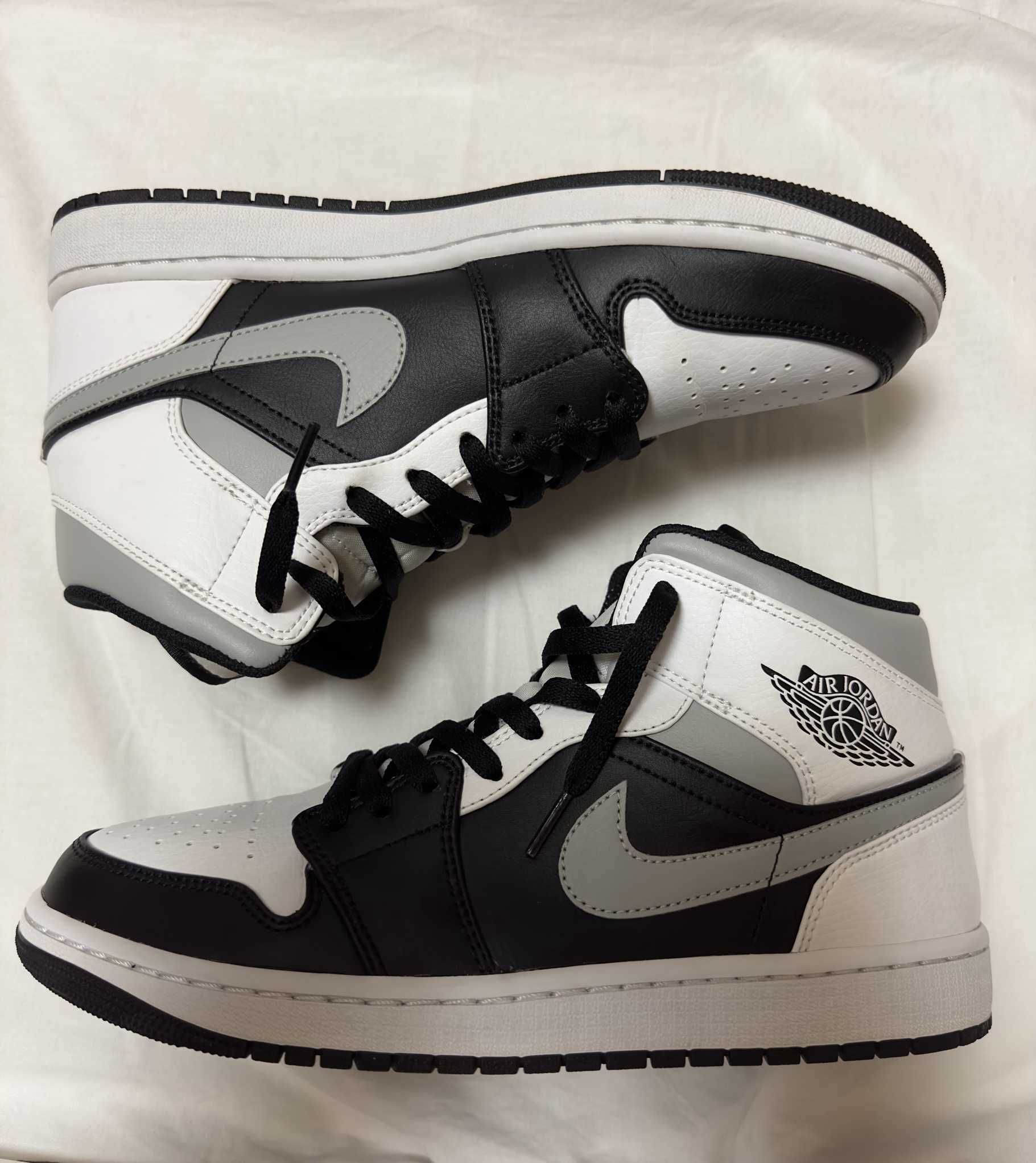 NIKE AIR JORDAN 1 MID "WHITE SHADOW"
