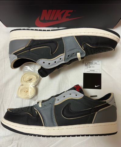 Nike Air Jordan 1 Low OG EX "Black and Smoke Grey"