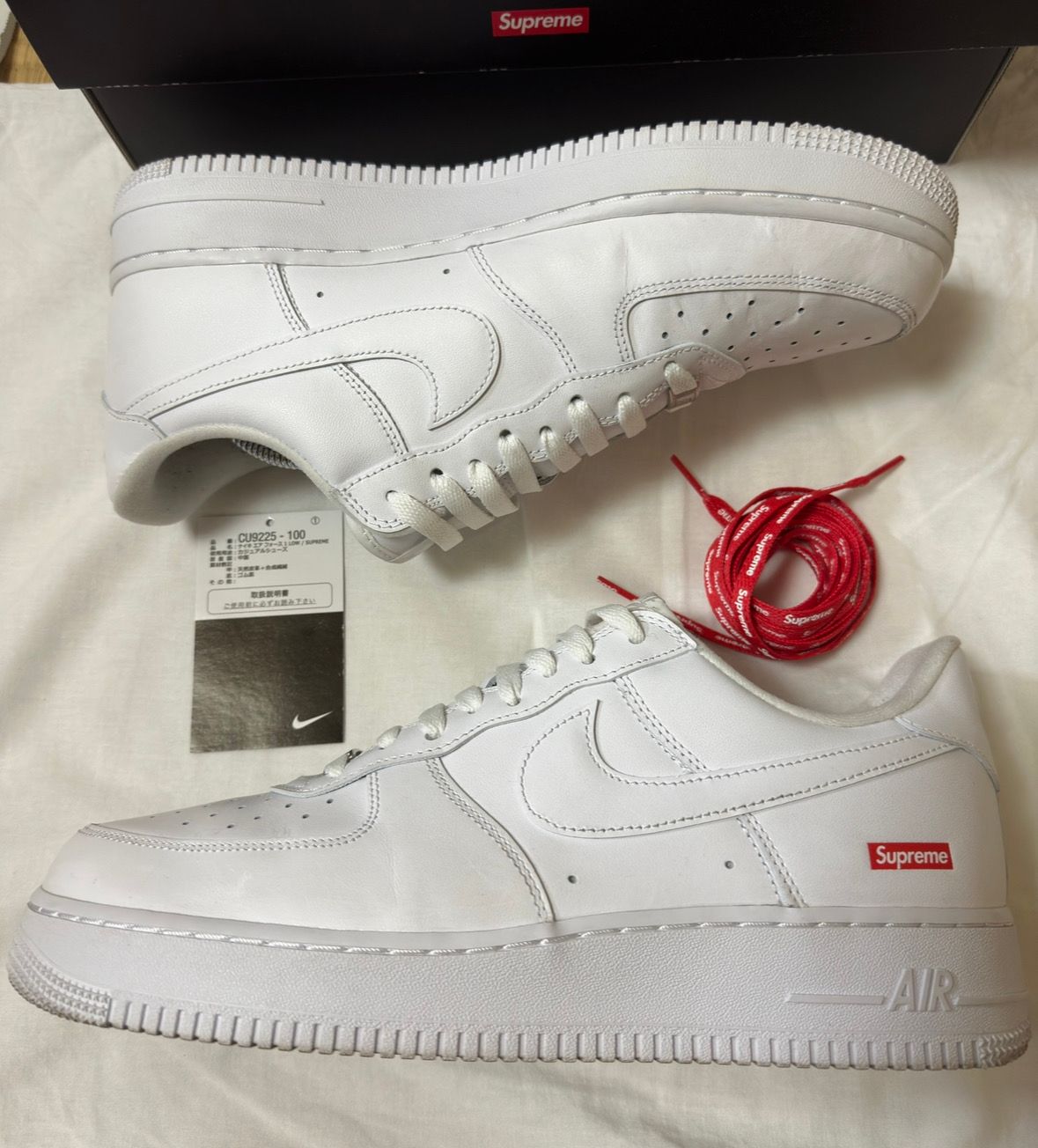 Supreme × Nike Air Force 1 Low "White"