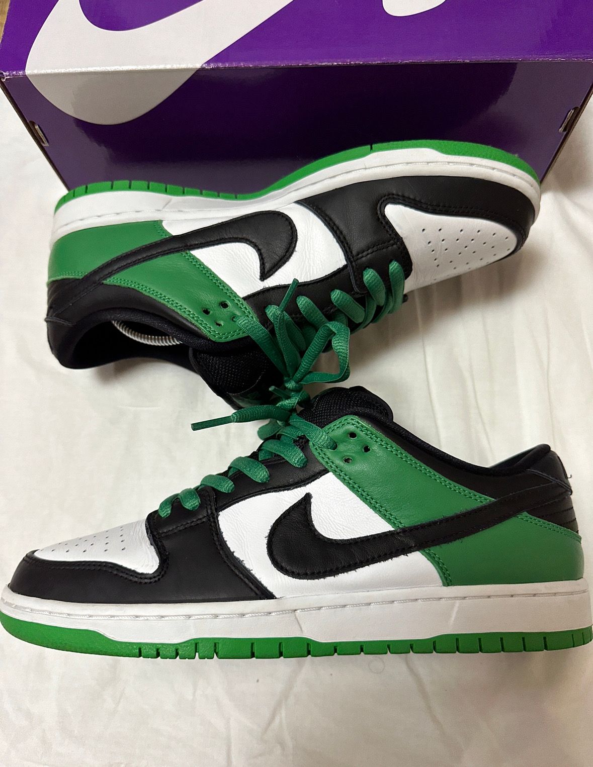 Nike SB Dunk Low Pro "Black and Classic Green"