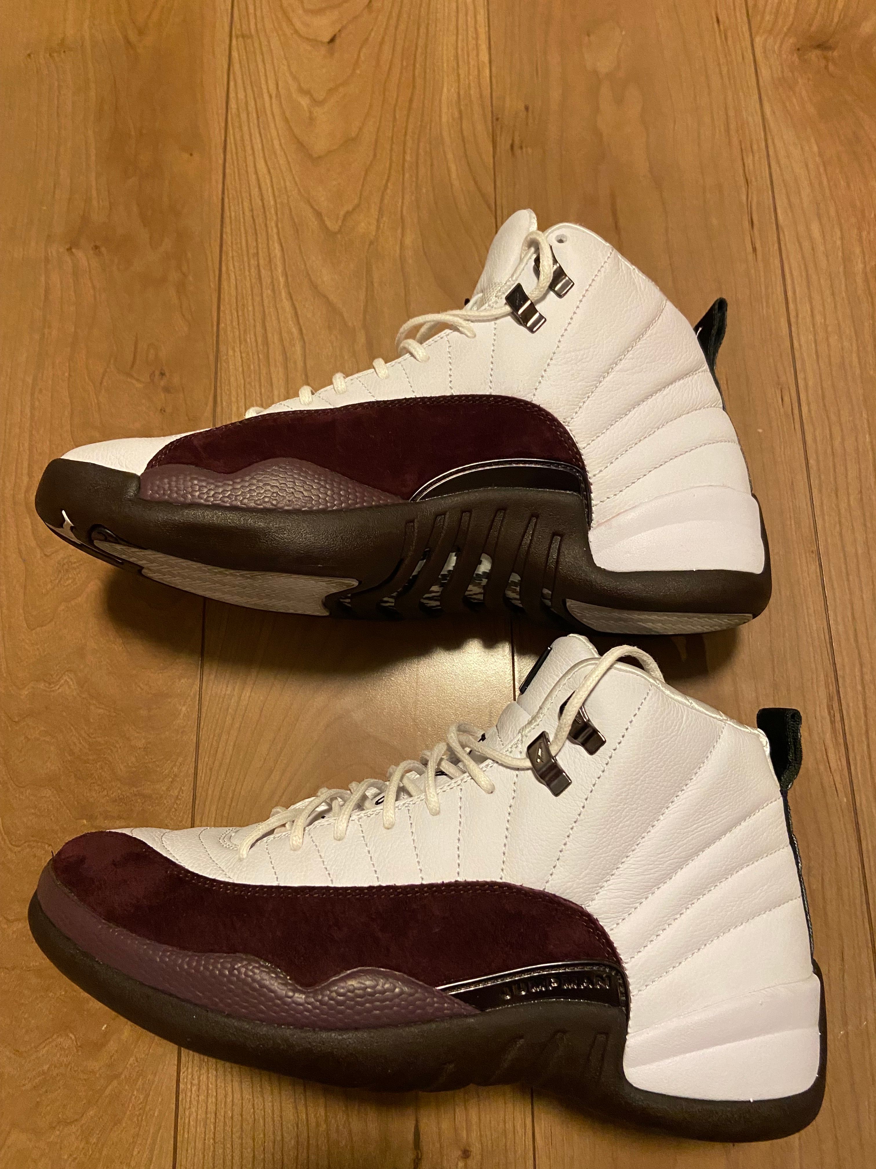 A Ma Maniere × Nike Women's Air Jordan 12 "White and Burgundy Crush"
