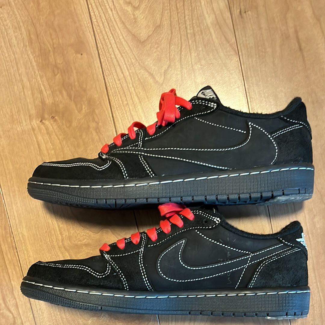 Travis Scott × Nike Air Jordan 1 Low OG SP "Black Phantom"