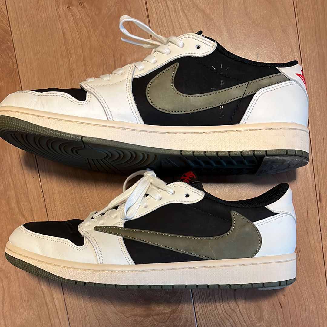 Travis Scott × Nike Women's Air Jordan 1 Low OG "Medium Olive"