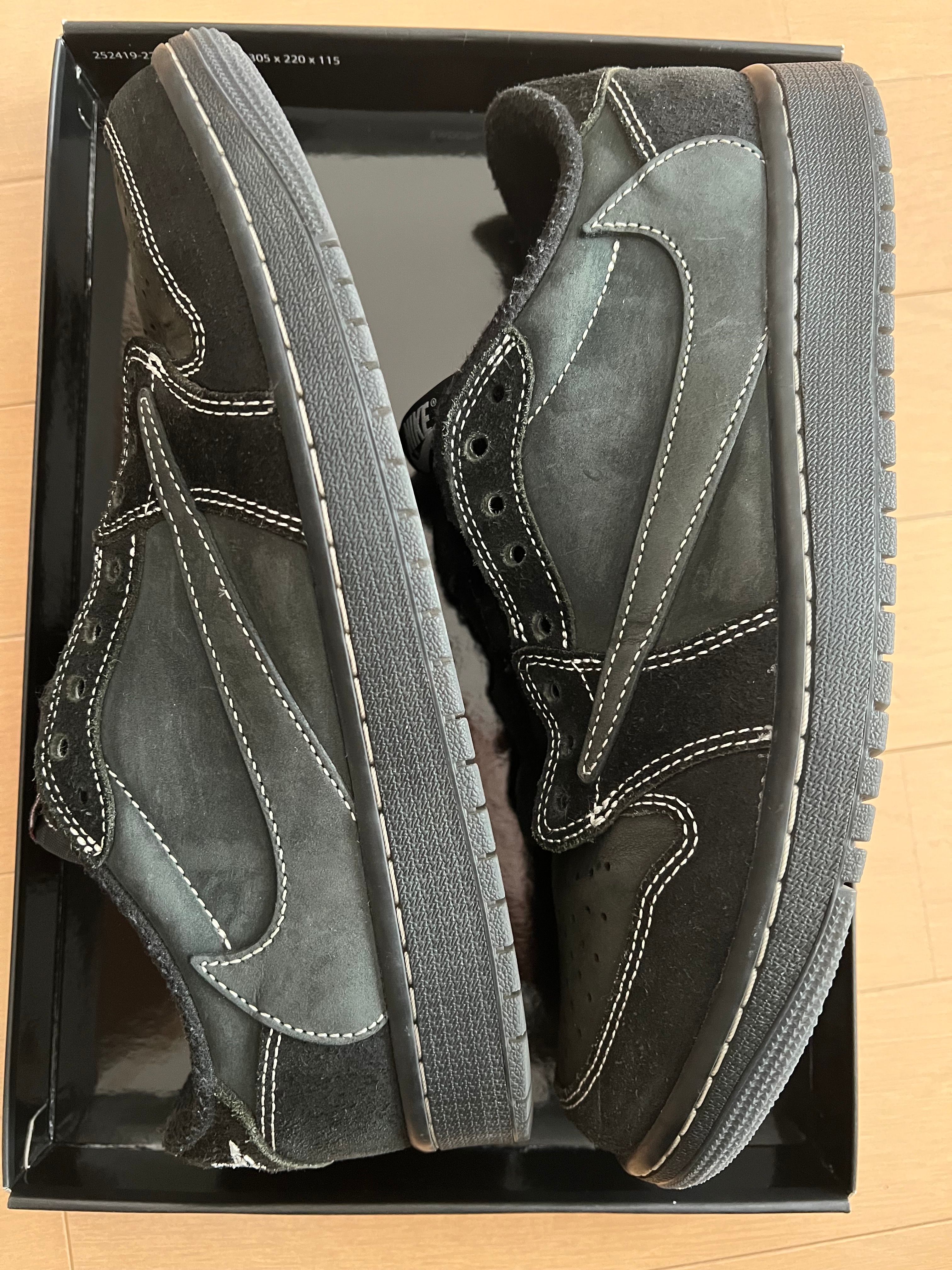 Travis Scott × Nike Air Jordan 1 Low OG SP "Black Phantom"