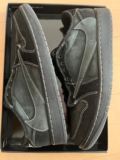 Travis Scott × Nike Air Jordan 1 Low OG SP "Black Phantom"